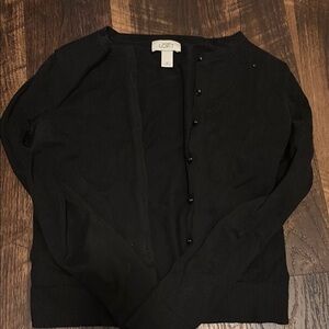 LOFT Classic Black Cardigan